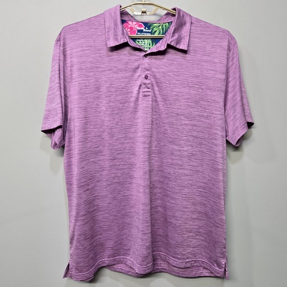 Birdie Bound Golf Polo 3XL Purple Heather Performance Stretch Moisture Wicking - Picture 1 of 7